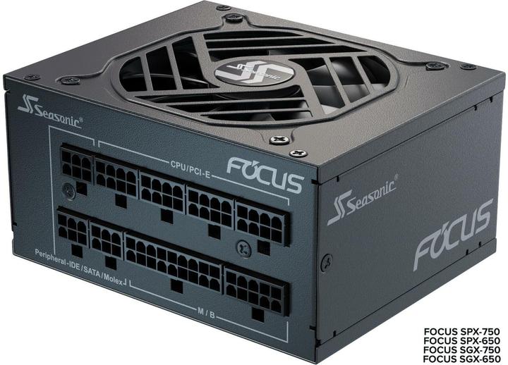 Immagine prodotto Seasonic Alimentatore 750W FOCUS-SGX-750 Modular (80+Gold) (750 W)