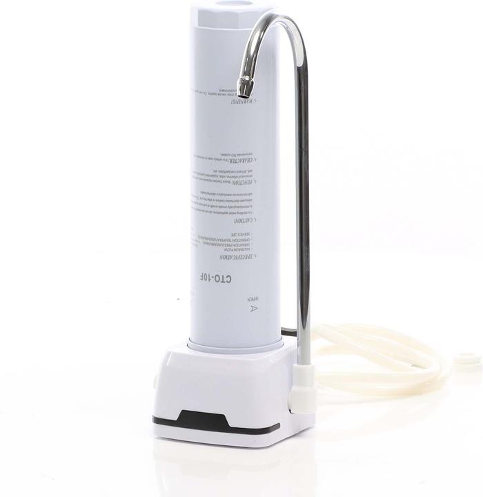 Actual product image Naturewater NW-1-CTO Activated Carbon Block with Water Tap, Desktop Filtering Device with Water Cock