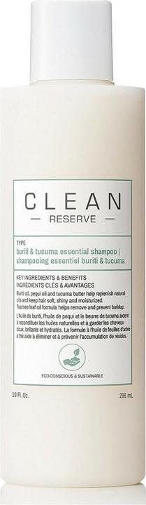 Clean Buriti & Tucuma Essentials Shampoo (296 ml, Flüssiges Shampoo)