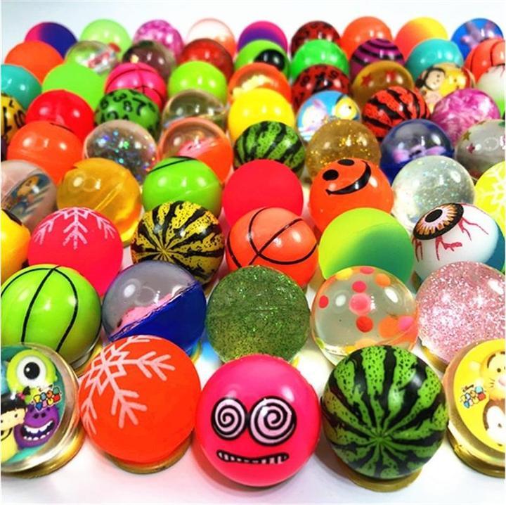 Image du produit I Am Creative Gummi Ball Bouncing Hüpfball Mitgebsel Flummi- Assortiert (100er Set) Ø25mm