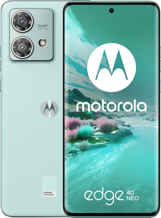 Produktbild Motorola Edge 40 Neo (256 GB, Soothing Sea, 6.55", Dual SIM, 50 Mpx, 5G)