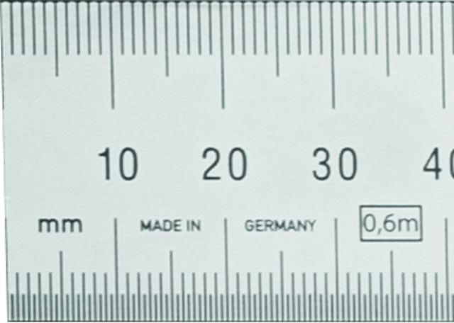 Produktbild BMI Stahlmassstab, rostfrei, Länge: 1000 mm (1000 mm)