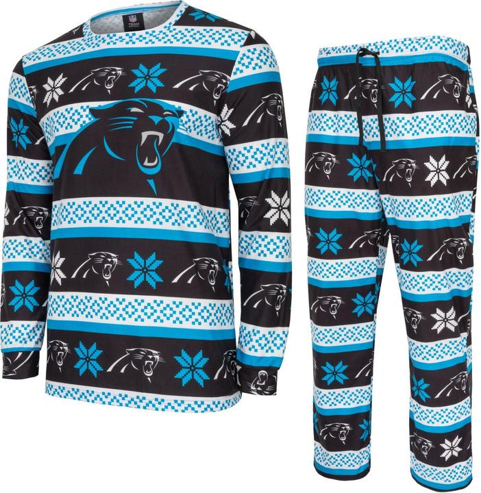 Produktbild Foco NFL Winter XMAS Pyjama Schlafanzug Carolina Panthers - L (L)