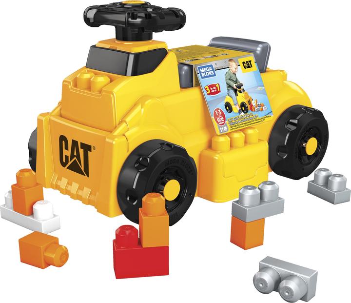 Produktbild Mega Bloks CAT Build n Play Rutschauto mit Blöcken