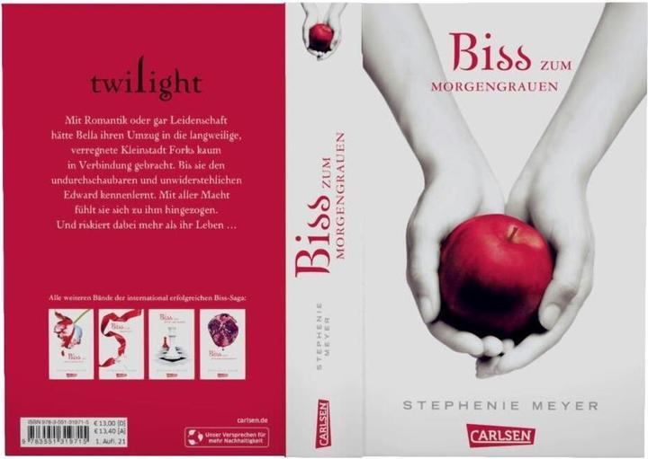 Image du produit Biss zum Morgengrauen (Bella und Edward 1) (Karsten Kredel, Stephenie Meyer, Allemand)