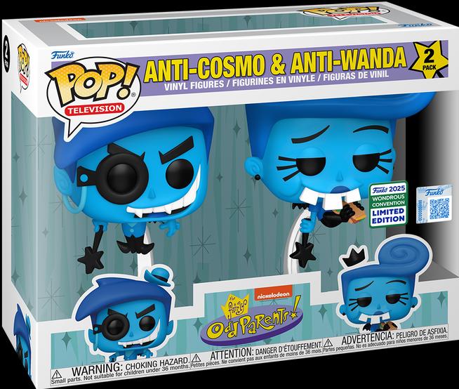 Immagine prodotto Funko POP! 2-Pack The Fairly Odd Parents Ant-Cosmo & Anti-Wanda Exclusive 2025