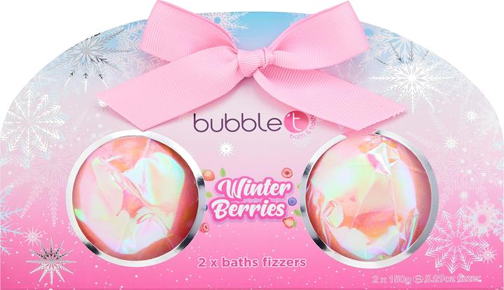 Bubble T WINTER BERRIES BATH BOMB DUO GIFT SET (2 X 150G) (Bath bombs)