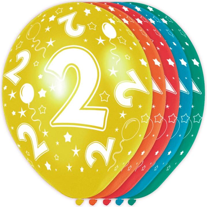 Image du produit Folat Ballons 2ème anniversaire