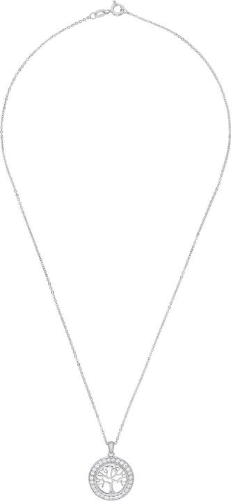 Produktbild Amor Halsschmuck für Damen, 925 Sterling Silber, Zirkonia synth. | Lebensbaum (Silber 925)