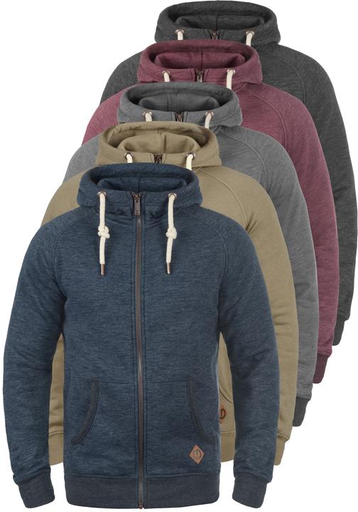 Actual product image Solid Vitu Zip-Hoodie Men's Jacket (3XL)