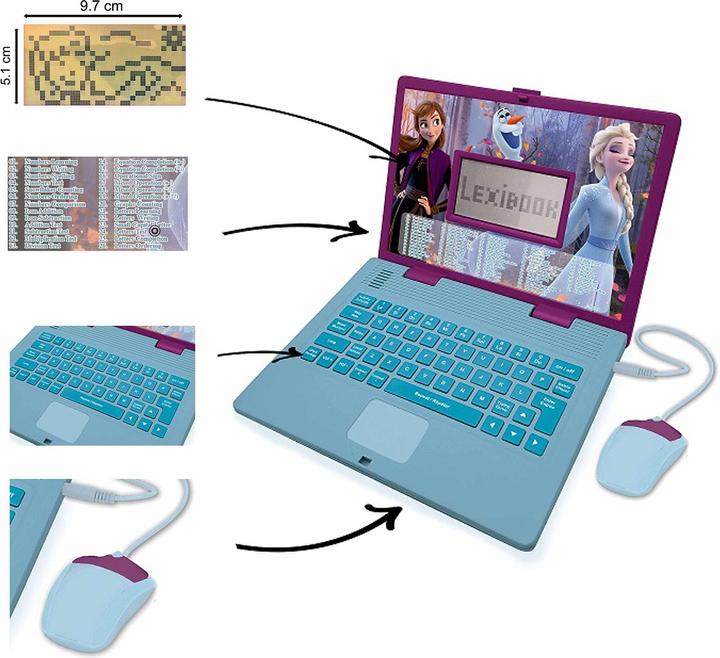 Actual product image Lexibook Laptop for educational purposes (German, English)
