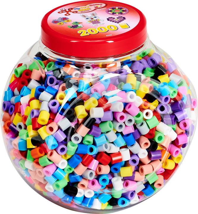Produktbild Hama Perlen Strijkkralenset in Pot Maxi - Pastelmix, 2000st.