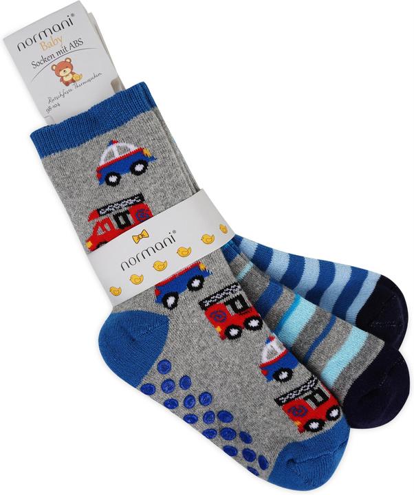 Image du produit Normani 3 paires de chaussettes pour enfants avec impression ABS (Lot de 3, 110/116)