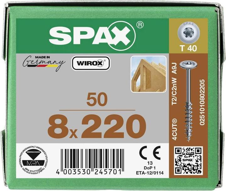 Produktbild Spax Holzbauschrauben (50 Schrauben pro Stück)