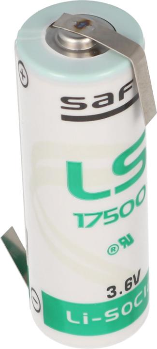 Produktbild Saft LS17500 Lithium Batterie, Size A, mit Lötfahne Z-Form (A, 3600 mAh)