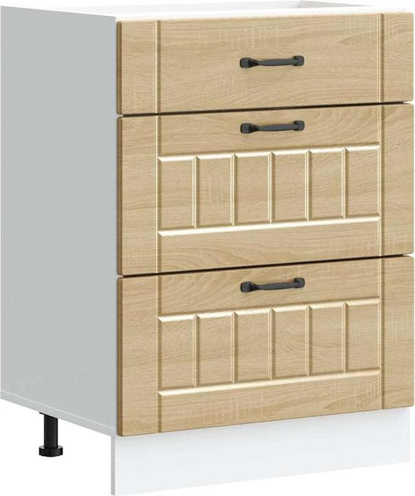 Immagine prodotto VidaXL Base per cucina Lucca Sonoma in legno rovere Base per lavello (60 x 46 x 81,5 cm)