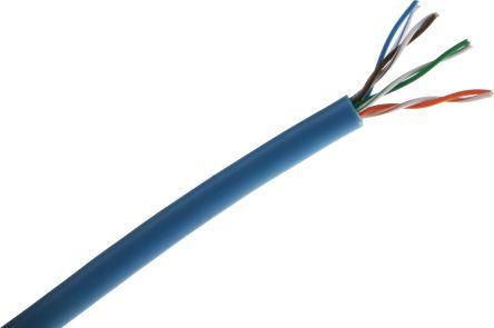 Produktbild Rs Pro Blue Cat5 plus UTP patch cable,50m (U/UTP, CAT5, 50 m)