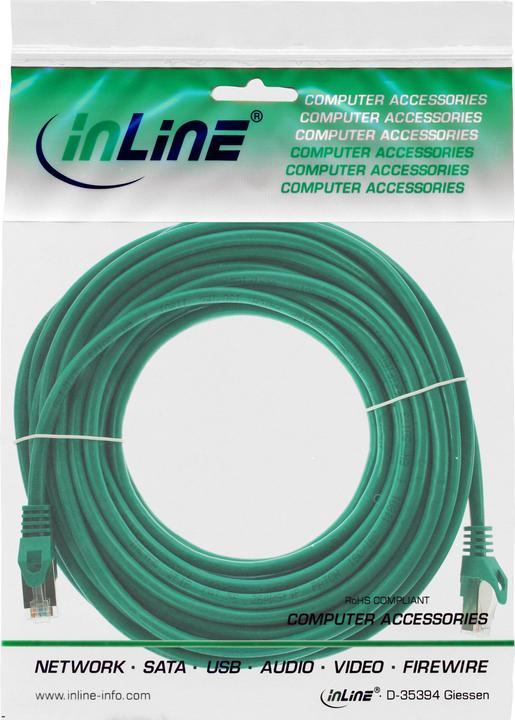 Produktbild InLine Patchkabel (SF/UTP, CAT5e, 20 m)