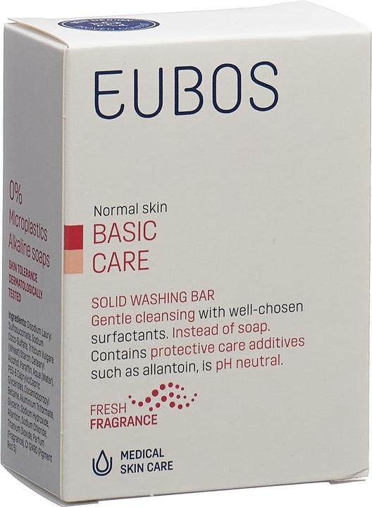 Produktbild Eubos Seife fest parfümiert rosa (Seifenlotion)