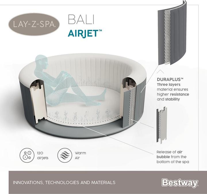 Produktbild Bestway Lay-Z-Spa Bali (4 Pers.)