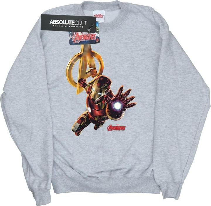 Immagine prodotto Iron Man Pose Felpa Ragazzi (152, 158)