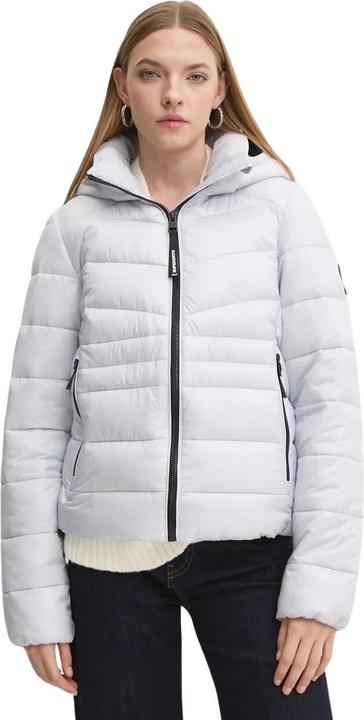 Superdry geposterte daunenjacke, damen fuji quit (L)
