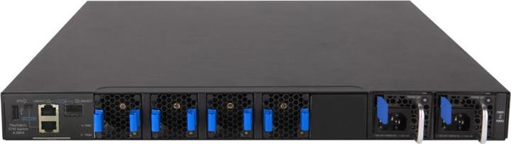 Actual product image HPE E N FlexFabric 5710 Switch, 48 SFP+, 6 QSFP+ or 2 QSFP28 Ports, ToR, IRF, Static Routing, RIP, P (48 Ports)