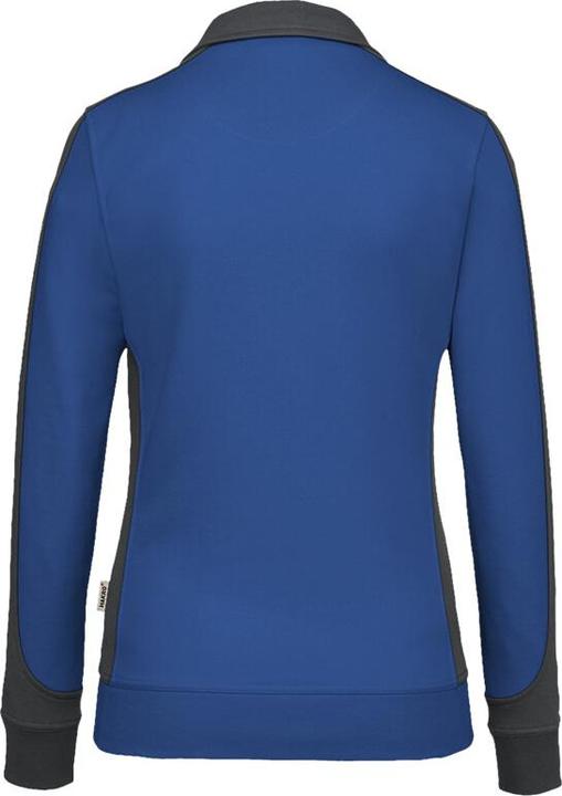 Actual product image Hakro Ladies Sweat Jacket Contrast Perf ormance royal/anthracite Gr.XXL (XXL)