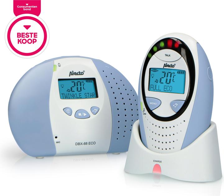 Productafbeelding Alecto Dbx-88 Eco (Babyfoon Audio, 300 m)
