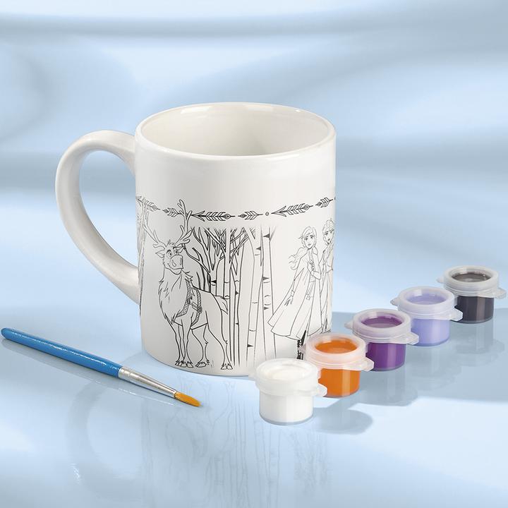 Produktbild Disney Frozen 2 Tasse zum Bemalen (16770 ml, 2 x)