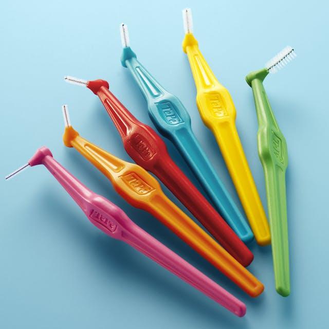 Actual product image TePe Angle interdental brush MULTIPACK orange (25 x, 0.45 mm)
