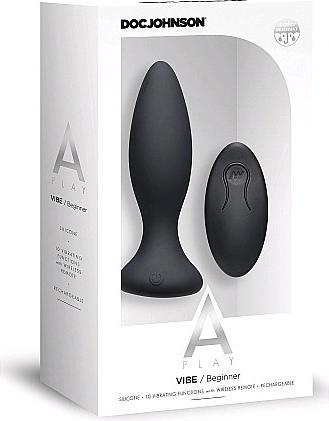 Actual product image Doc Johnson Vibe - Beginner - Rechargeable Anal Plug