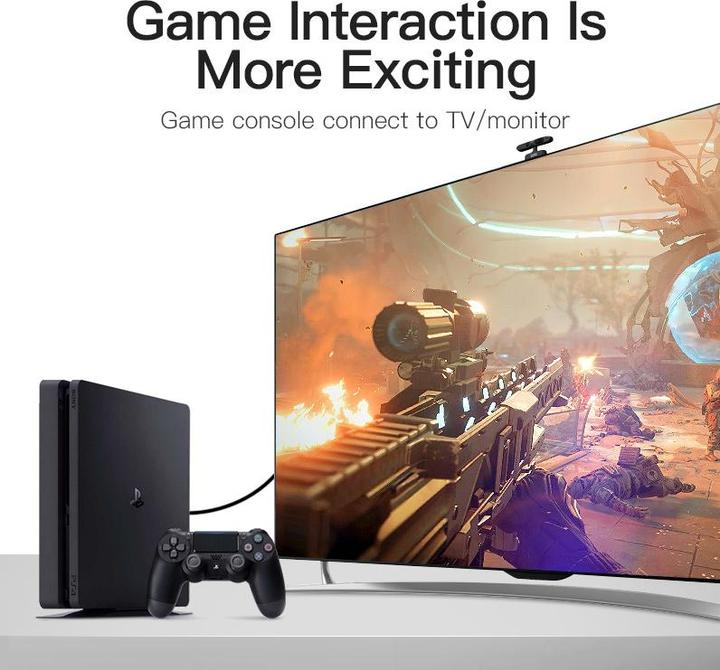 Immagine prodotto Vention Cavo da HDMI a DVI da 3 m ABFBI (nero) (3 m, HDMI)