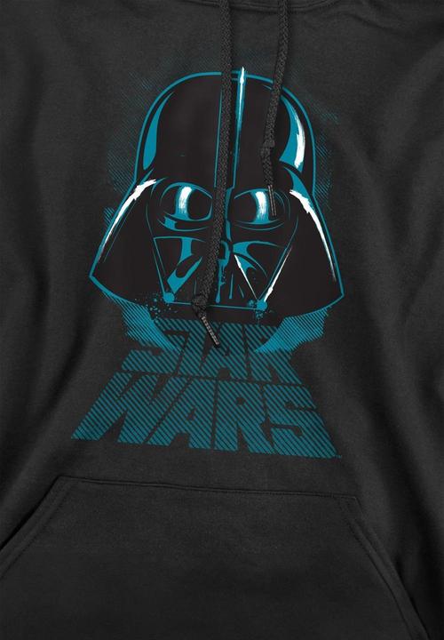 Immagine prodotto Star Wars Felpa con Cappuccio Darth Vader Effetto invecchiato Uomo (XXL)