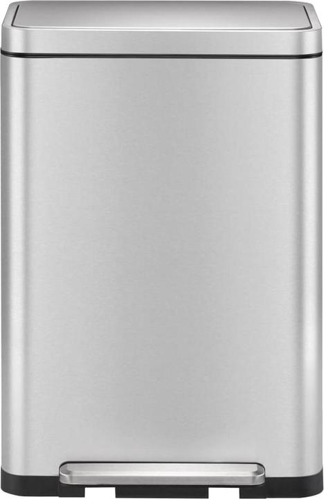 Image du produit EKO Poubelle à pédale X-Cube Poubelle à pédale rectangulaire en acier inoxydable 45 L avec pédale (45 l)