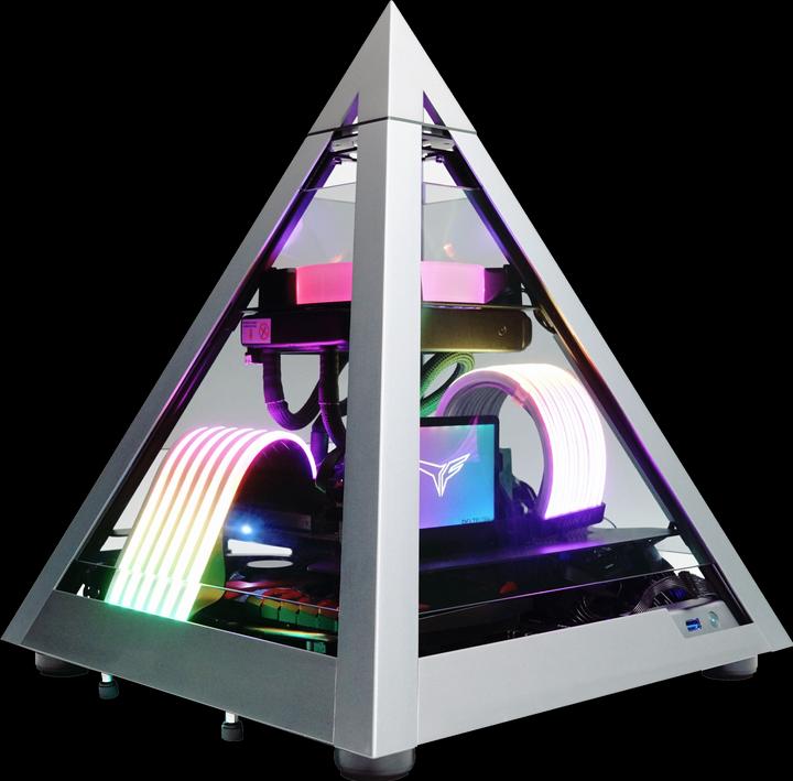 Actual product image Azza Pyramid Mini 806 (Mini-ITX)