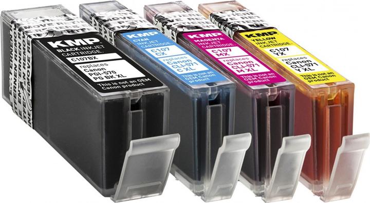 Actual product image KMP C107PIXV Multipack comp. with Canon PGI-570/CLI-571 XL C/M/Y (M, C, Y)