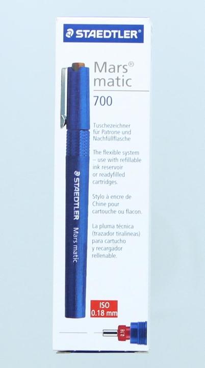 Produktbild Staedtler Tuschstift Mars matic 700 (Blau, 1 x)