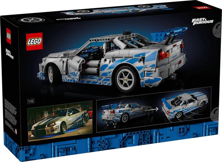 Produktbild LEGO 2 Fast 2 Furious Nissan Skyline GT-R (R34) Flitzer (42210, LEGO Technic)