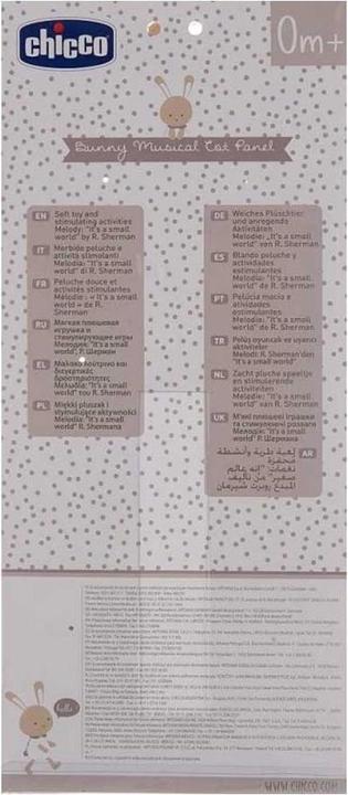 Nutritional values and ingredients Chicco Bunny