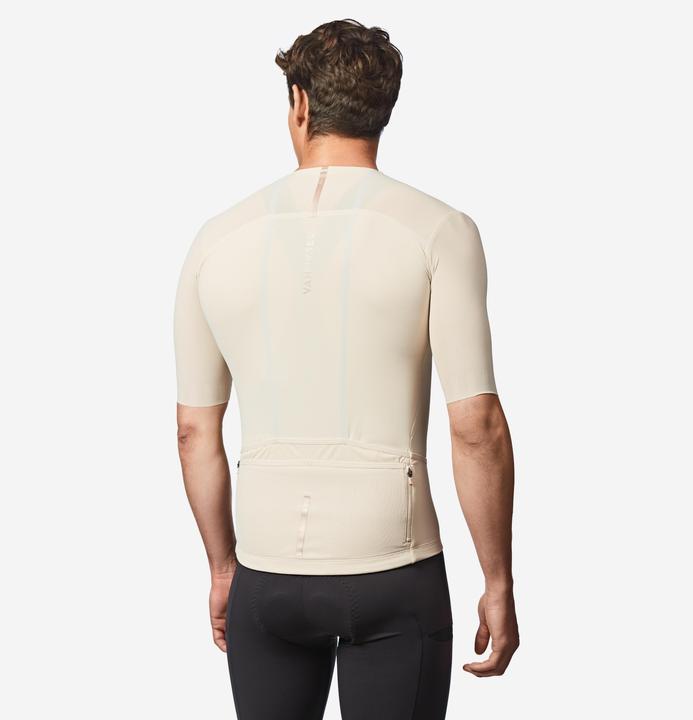 Actual product image Van rysel Radtrikot kurzarm Sommer Rennrad EDR Ultra beige (S)