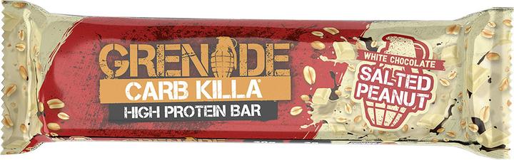 Produktbild Grenade Carb Killa Bars White Chocolate Salted Peanut (Erdnuss, Weisse Schokolade, 1 Stk., 60 g)