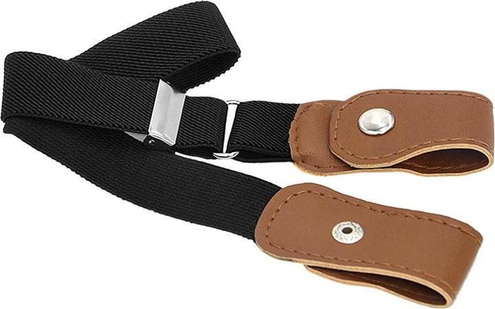 Actual product image JTI Elasticated belt without belt buckle - Black