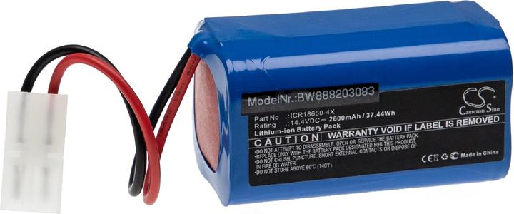 XCell Medical technology battery as a replacement for Spring ICR18650-4X - 2600mAh, 14.4V, Li-Ion (1 pcs., 2600 mAh, Rechargeable battery)
