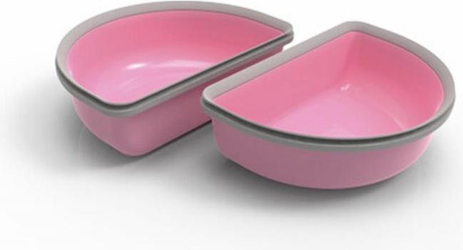 Image du produit SureFeed demi-bol, set à 2, rose vif (0.20 l)