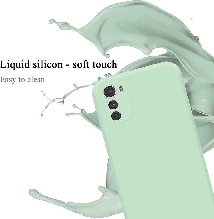 Actual product image Cadorabo TPU Liquid Silicone Case Cover for Motorola MOTO E32 4G / E32S (Motorola Moto E32s)