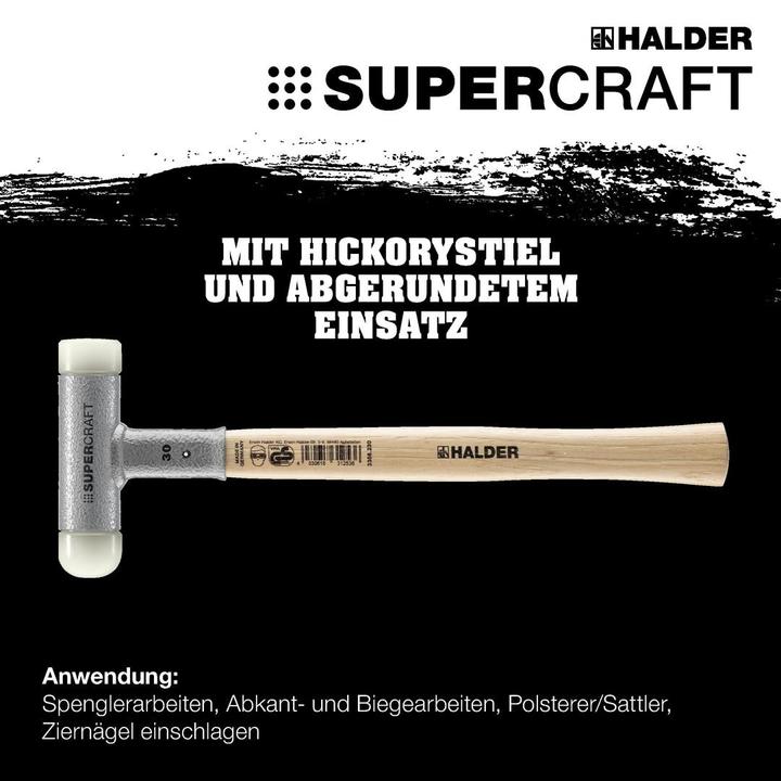 Actual product image Halder SUPERCRAFT soft face hammer (325 g)
