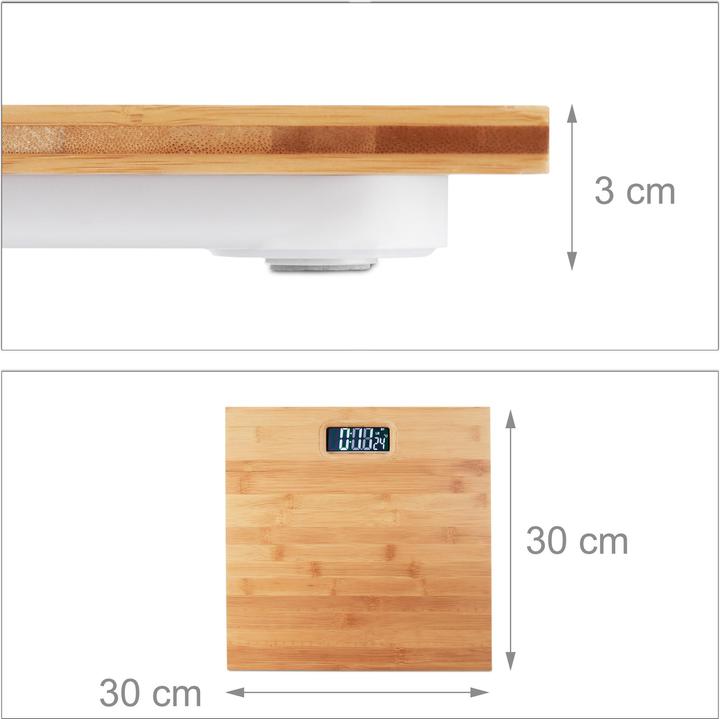 Image du produit Relaxdays Pèse personne digital, numérique (180 kg)