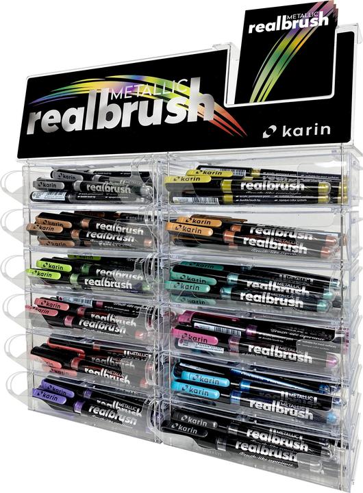 Produktbild Karin Real Brush Pen Pro 0.4mm (Mehrfarbig, 32 x)