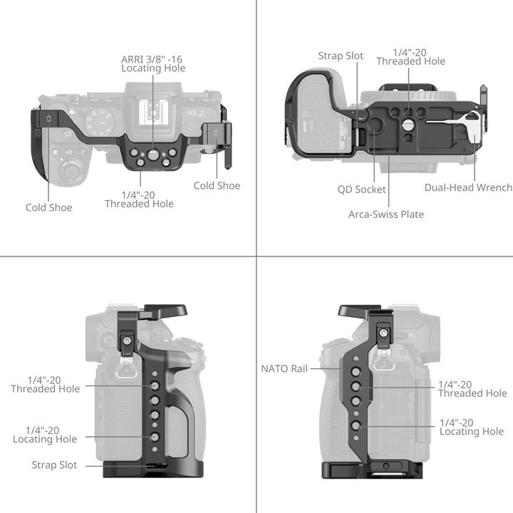 Image du produit SmallRig Cage pour Nikon Z50 II 4980 (Cage)